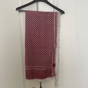Red large Scarf